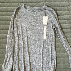 A New Day heather gray long sleeve t-shirt